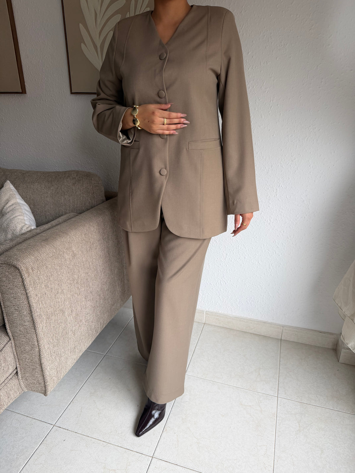 Conjunto Alma blazer y pantalón