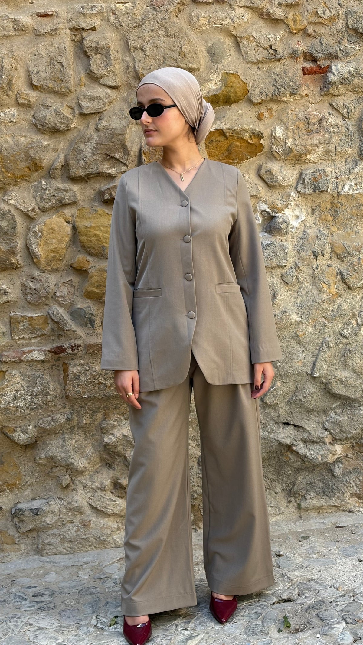 Conjunto Alma blazer y pantalón