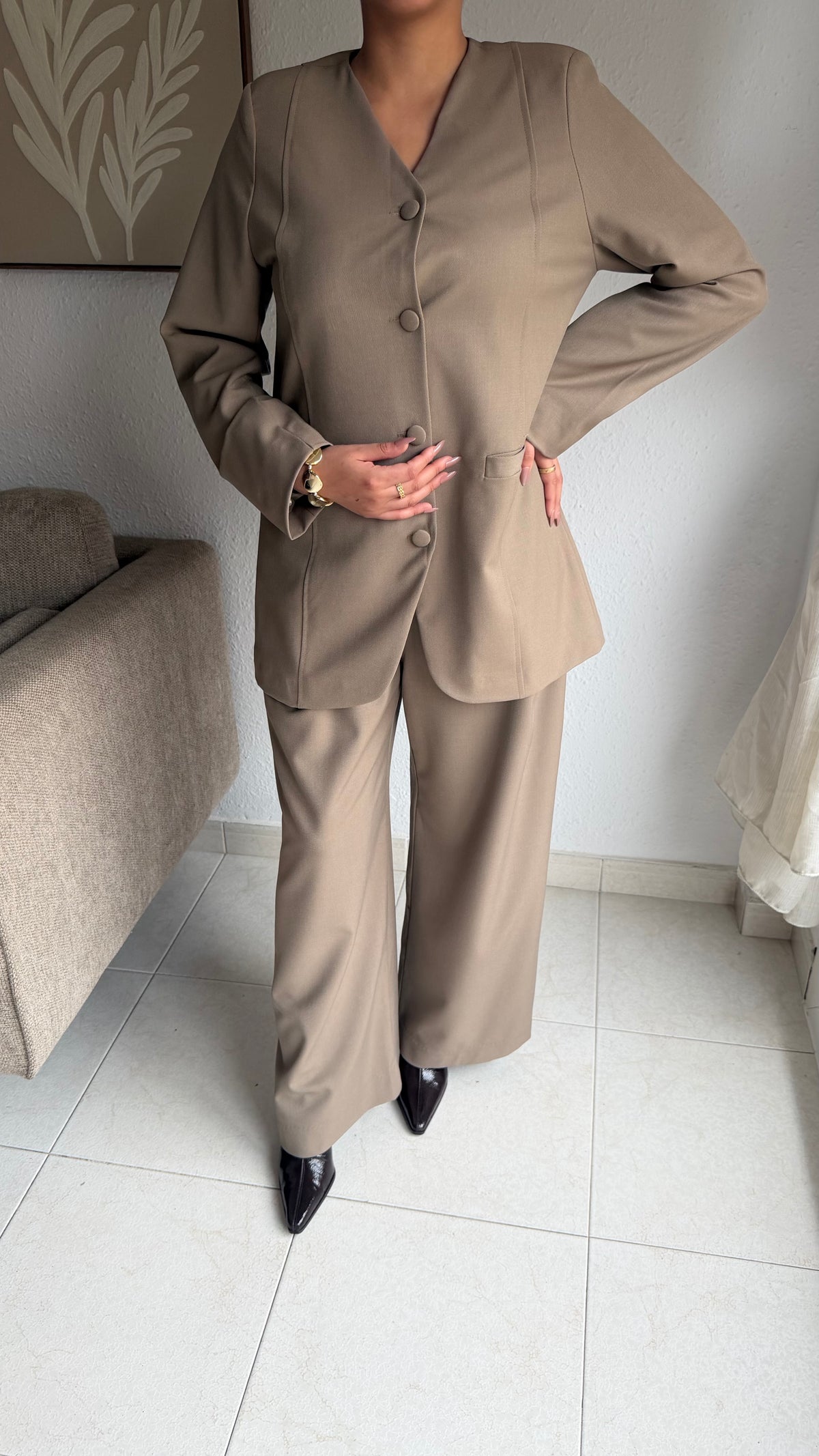 Conjunto Alma blazer y pantalón