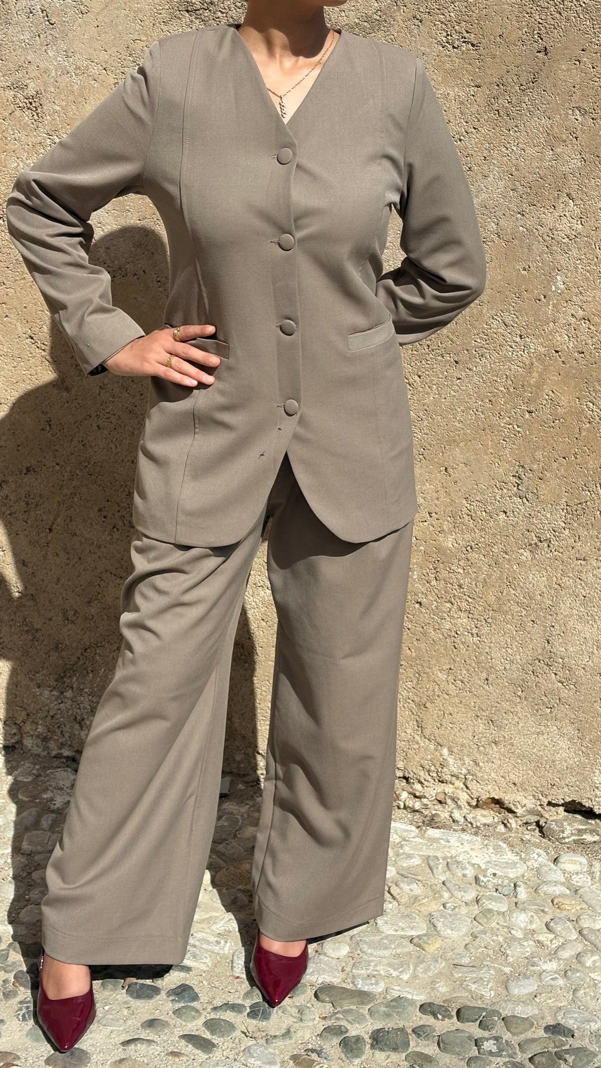 Conjunto Alma blazer y pantalón