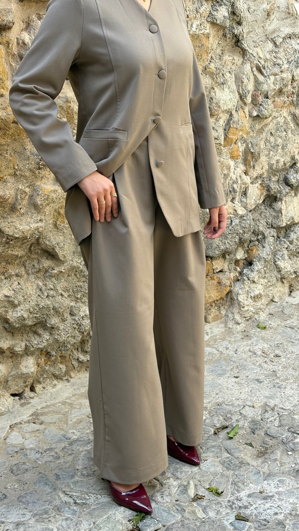 Conjunto Alma blazer y pantalón